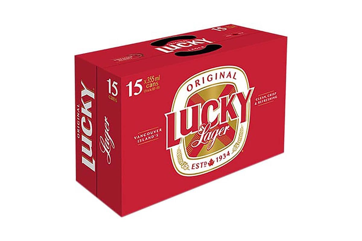 682930. Lucky Lager 15 Cans (15 x 15PC)