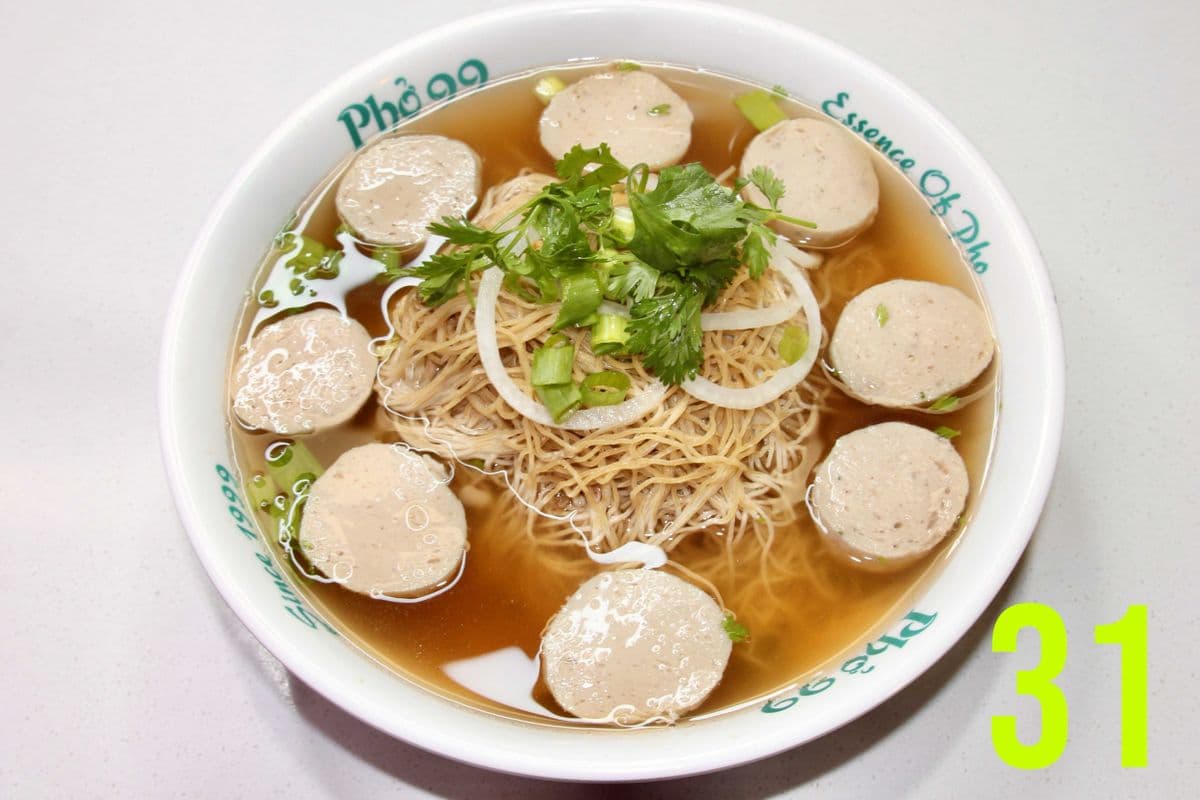 31. Egg Noodles and Chicken Balls
