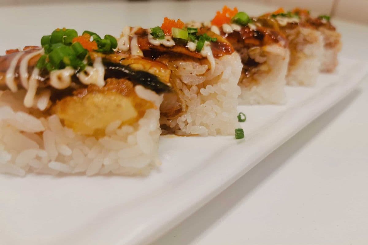 🔥 Torch pressed eel sushi(6pcs)
