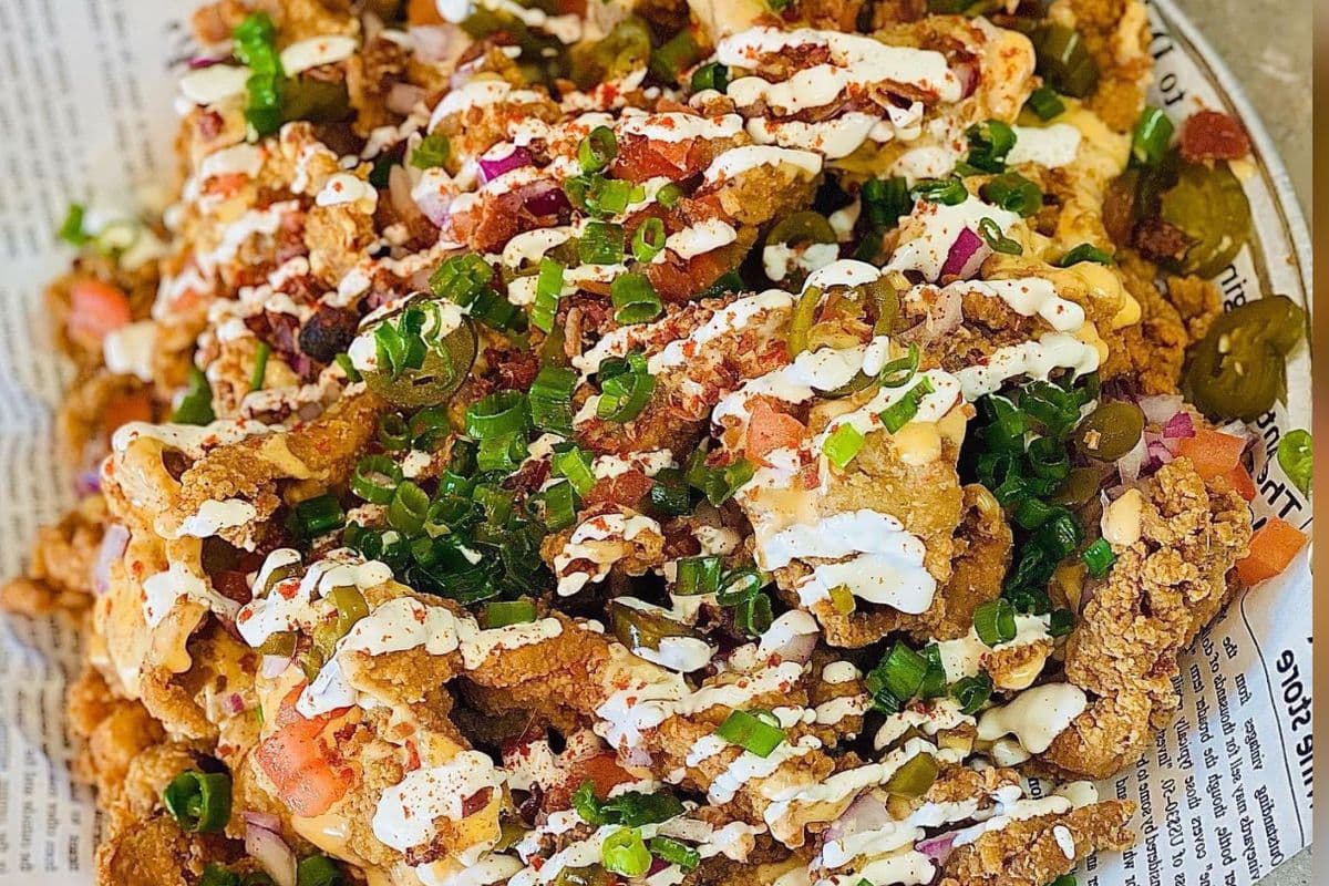 Chicken Skin Nachos (Family Size)