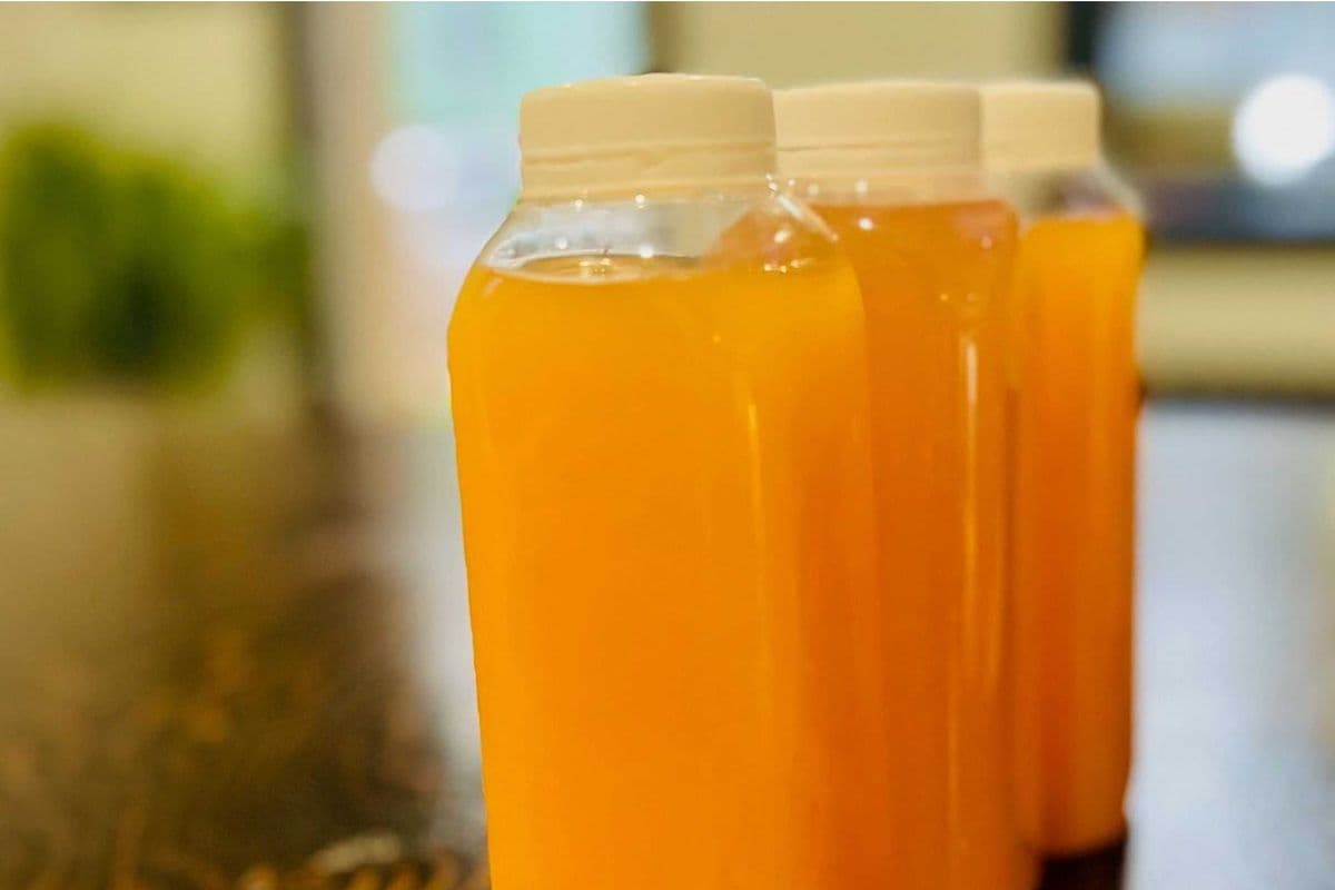 Fresh, Pressed, Fruit Juice
