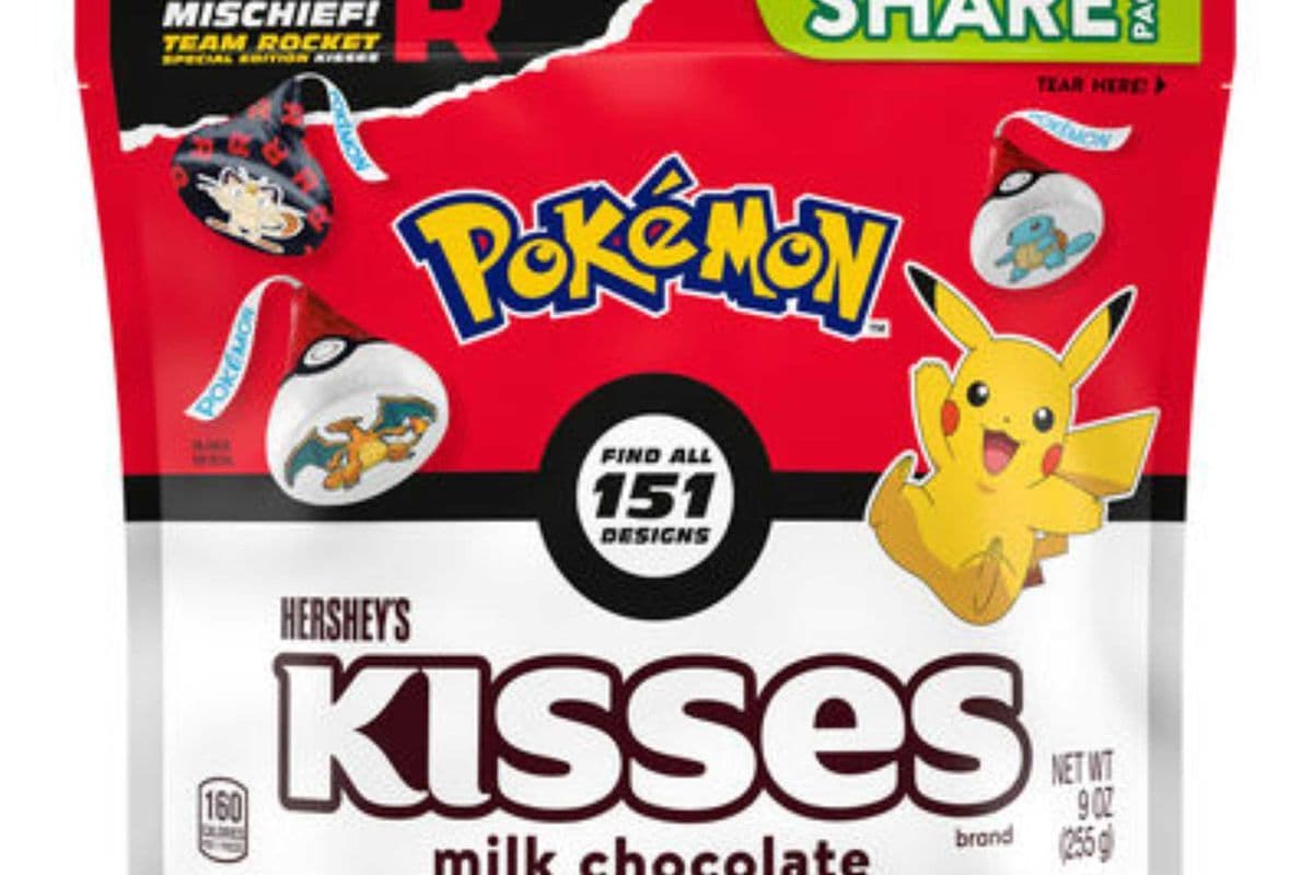 Chocolats au lait Hershey & Kisses, édition spéciale Pokémon