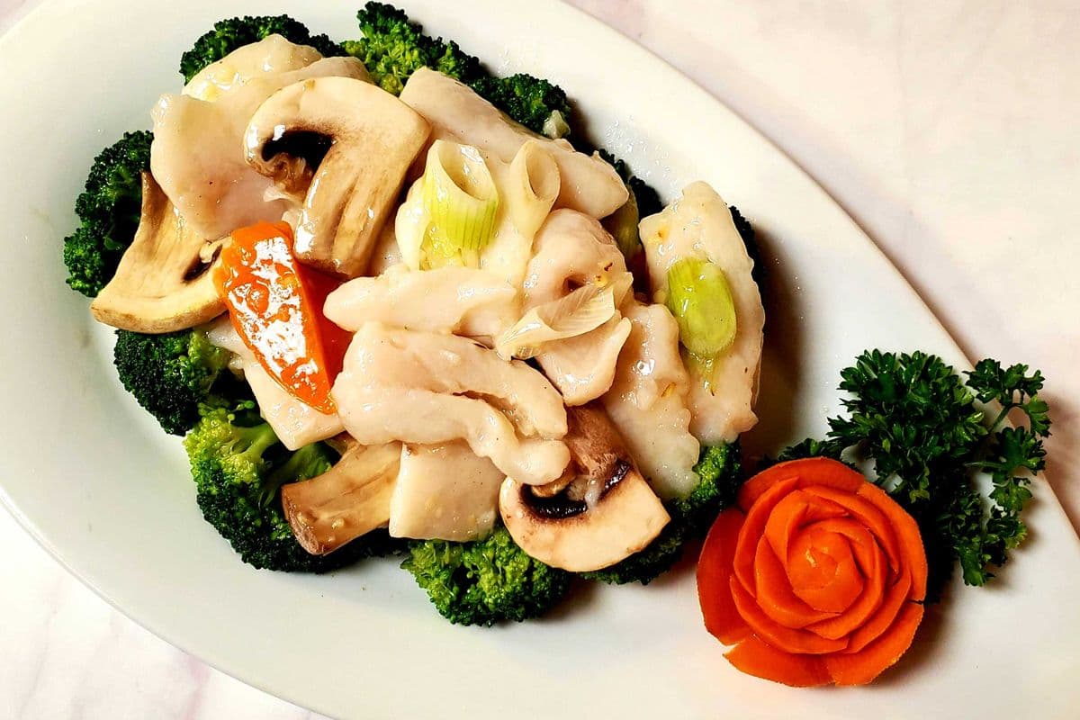 Stir-Fried Fish with Seasonal Vegetables