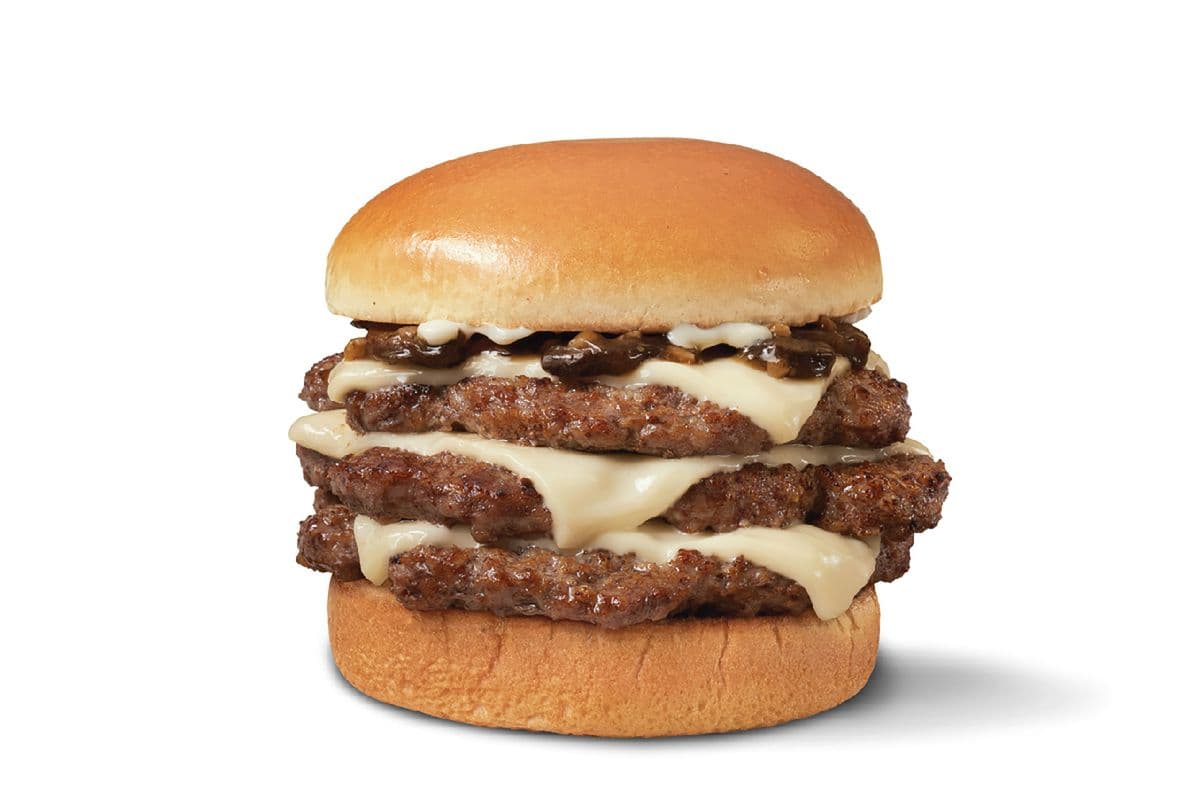 Mushroom Cheeseburger Signature Stackburger Triple