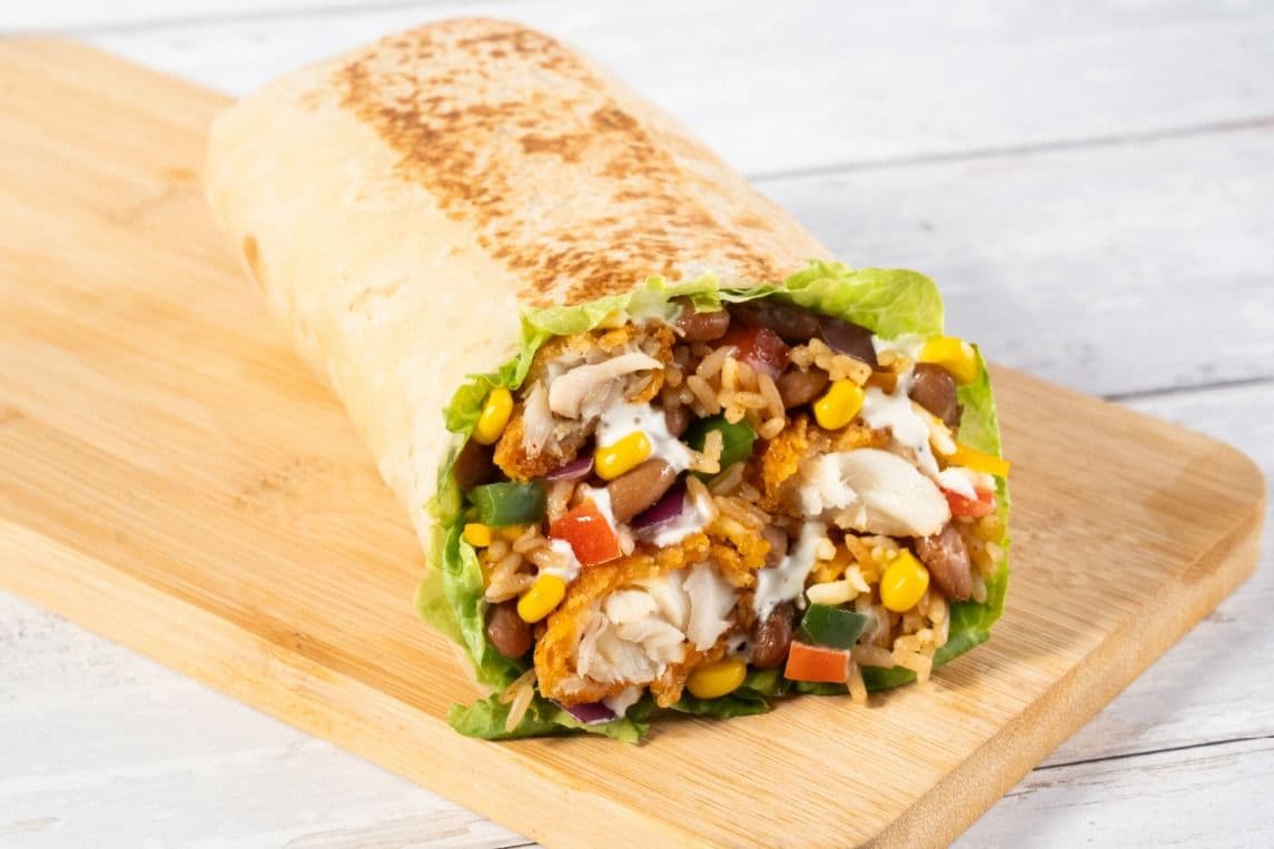 Burrito au poisson croquant/ Crunchy Fish Burrito