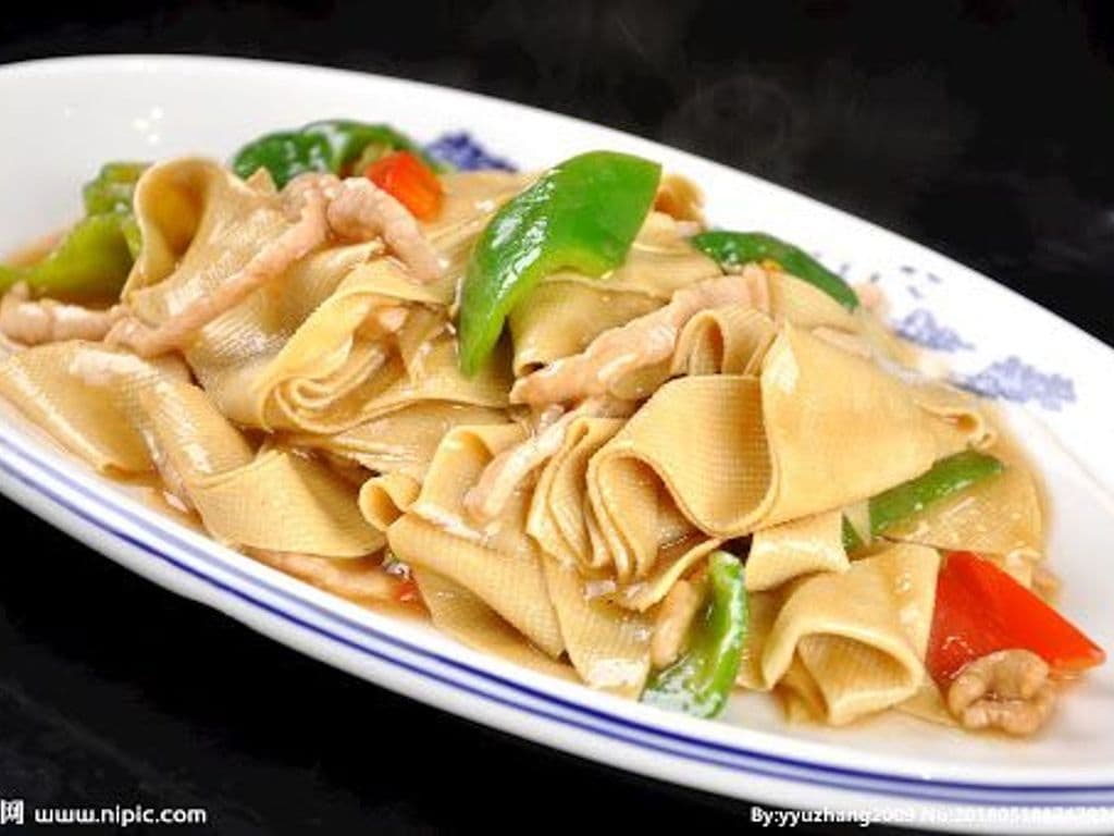 89.BeanCurd w/Jalapeno(with Pork) 尖椒干豆腐