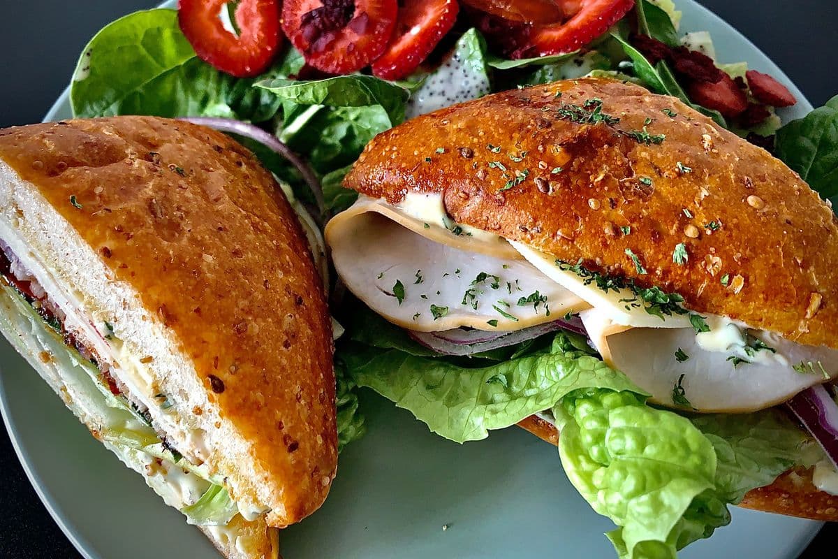 Swiss and Turkey Grilled Sandwich
