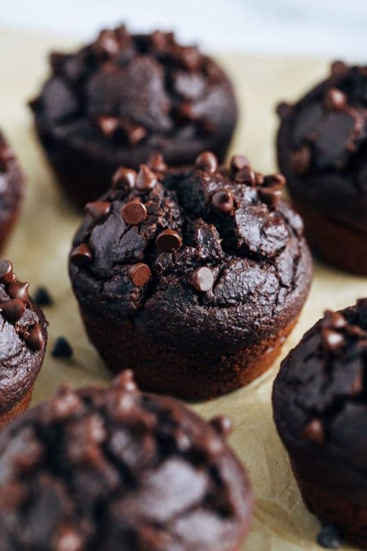 Dark Chocolate Peanut Butter Muffin(V)