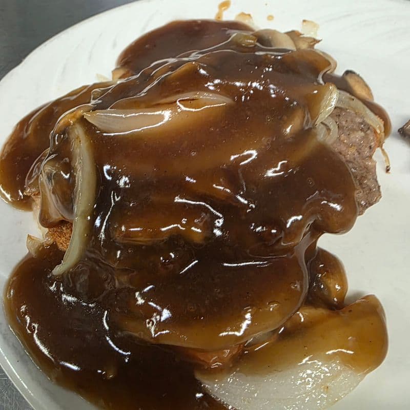 Hot Hamburger Sandwich