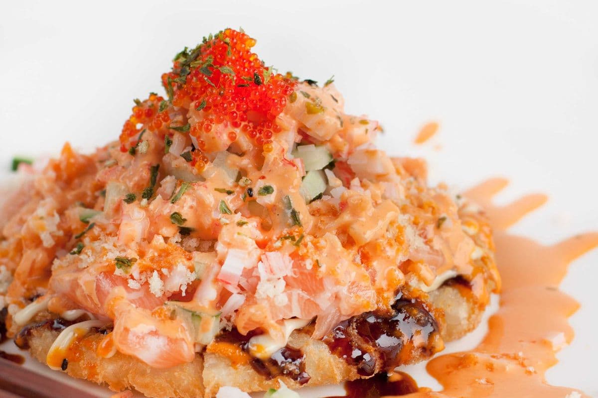 Spicy Sushi Pizza