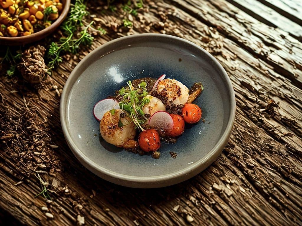 Prawns and Scallops