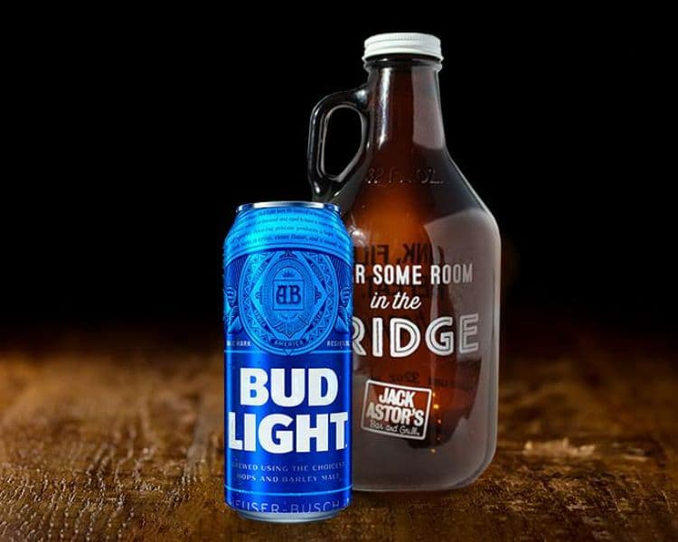 Bud Light Growler - 32oz Draught
