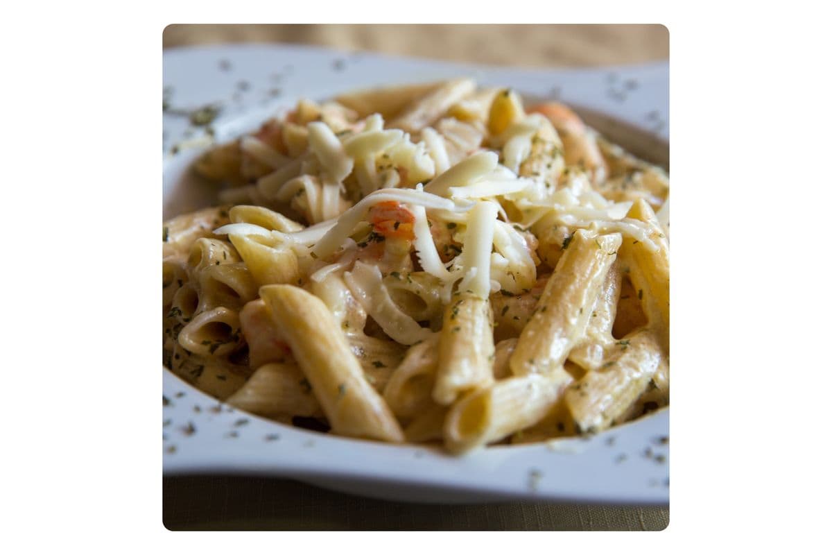CHEESY WHITE PASTA
