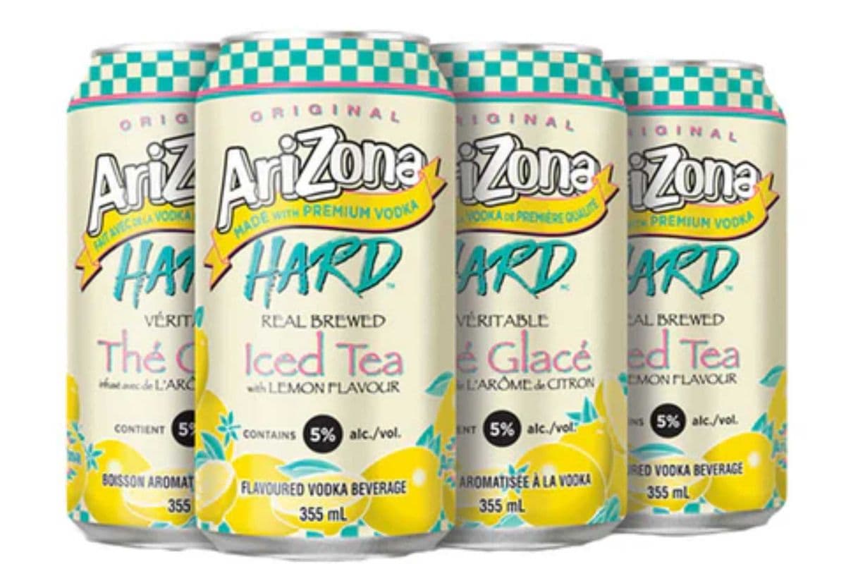 Arizona Hard Iced Tea Lemon (6 x 355 ml Cans)