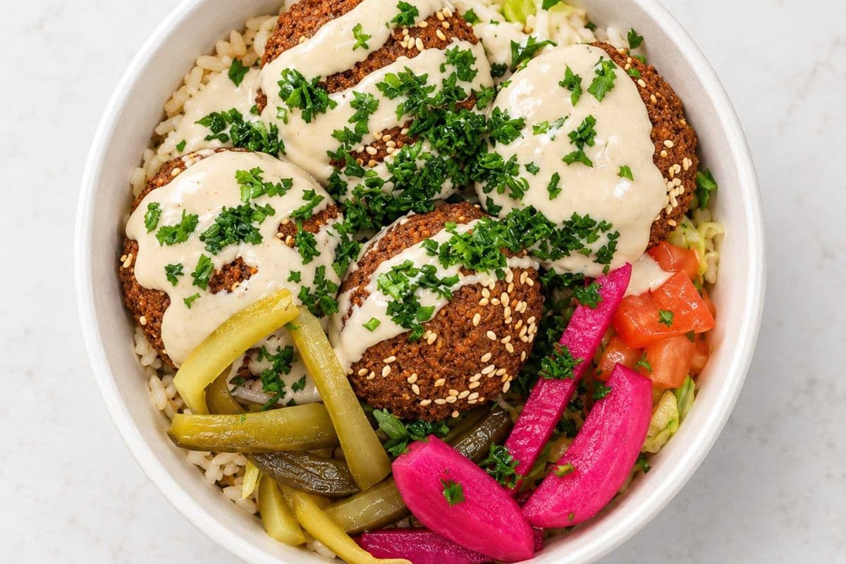 Falafel Bowl — Vegan