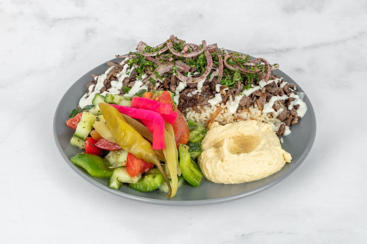 Beef Shawarma Plate (Gluten-Friendly)