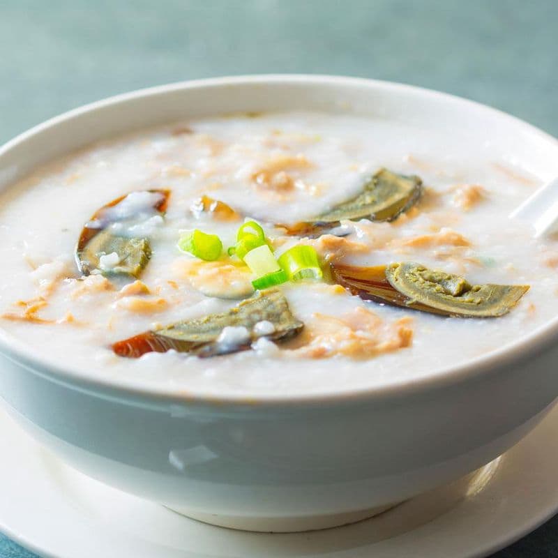Congee with Lean Pork and Century Egg 皮蛋瘦肉粥