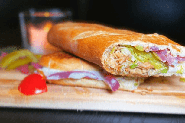 Baguette shawarma poulet