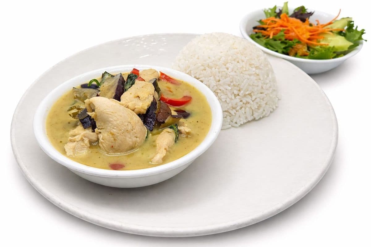 L3 - Green Curry Rice - Gang Kiew Wan