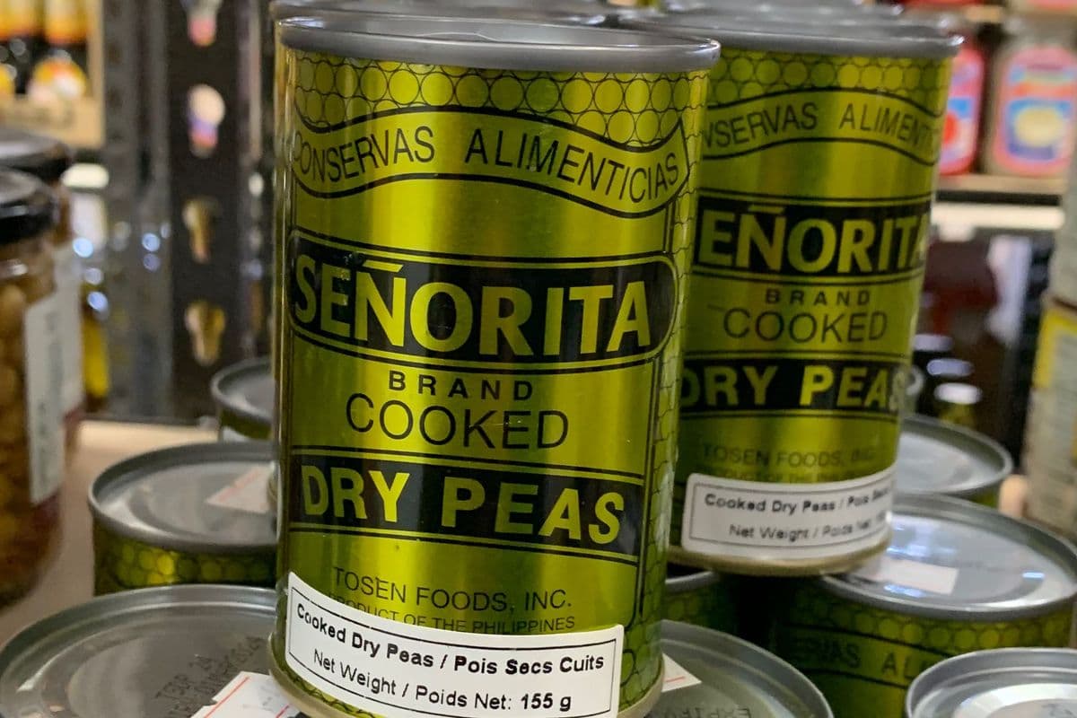 Senorita green peas (cooked) 155g