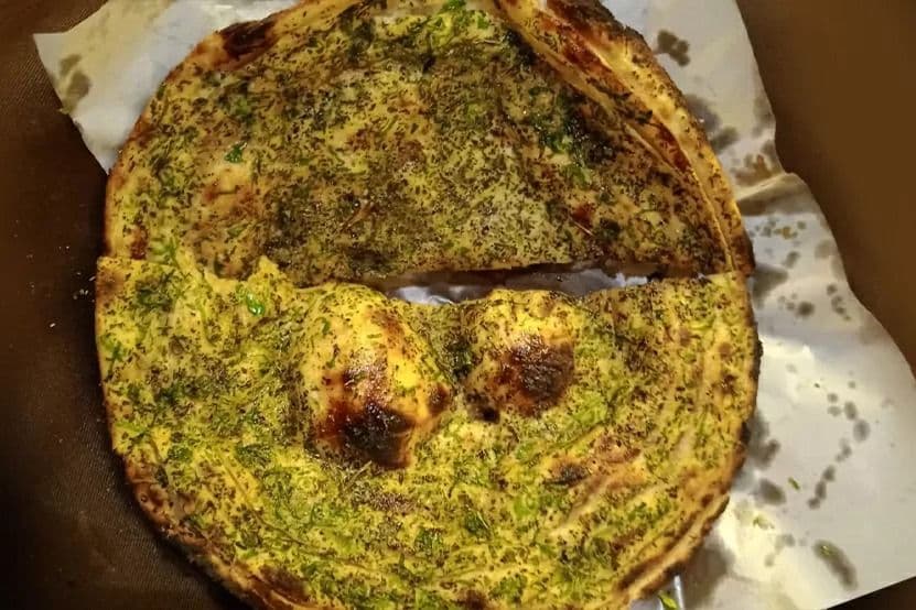 Pudina (Mint) Naan