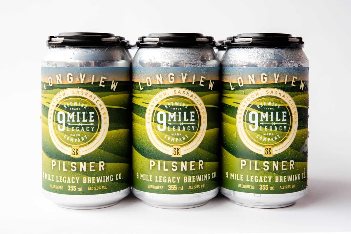 9 Mile Legacy - Longview Pilsner (6 x 355 ml Cans)