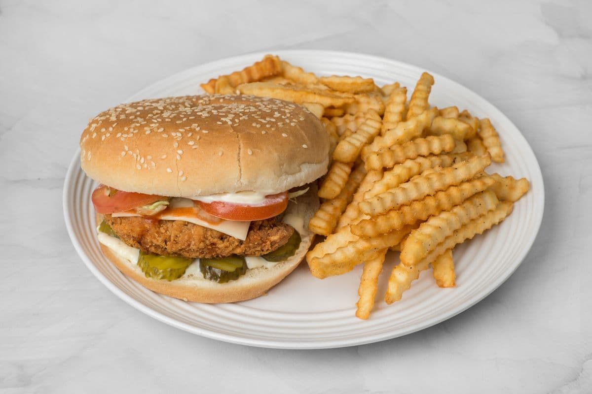 Spicy Crispy Chicken Burger