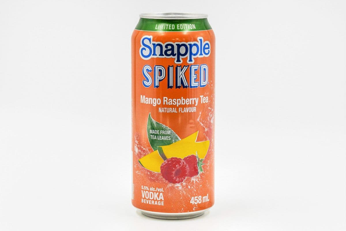 Snapple Spiked Mango Raspberry Tea (1 x 458ml can)