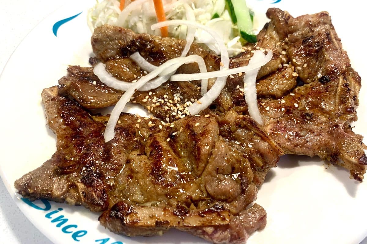 61. Rice with Grilled Lemongrass Pork Chop