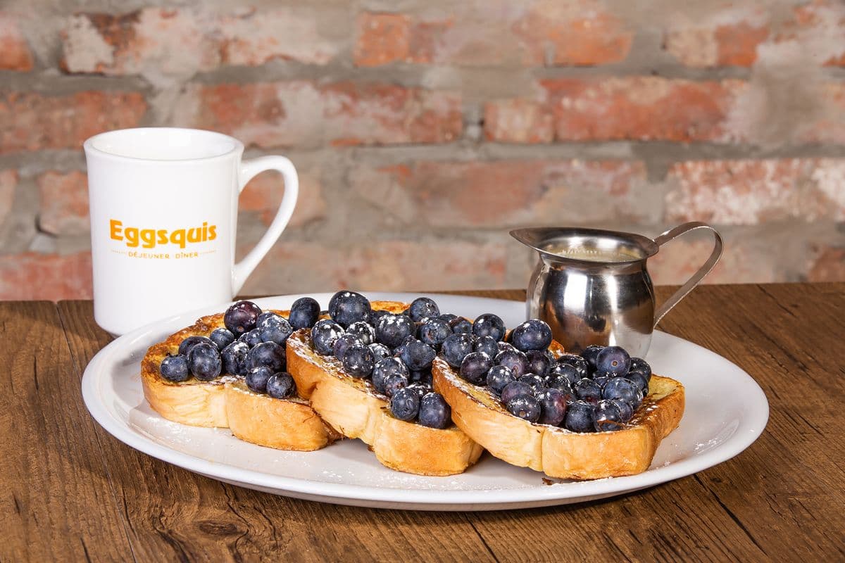 Pain doré Bleuets / French Toast with Blueberries