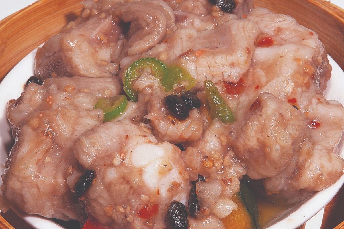 8. Steamed Spareribs in Black Bean Sauce
