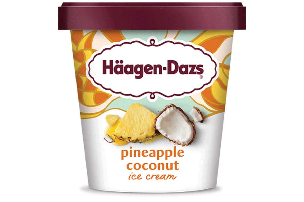 Haagen-Dazs Pineapple Coconut Ice Cream (450 ml)