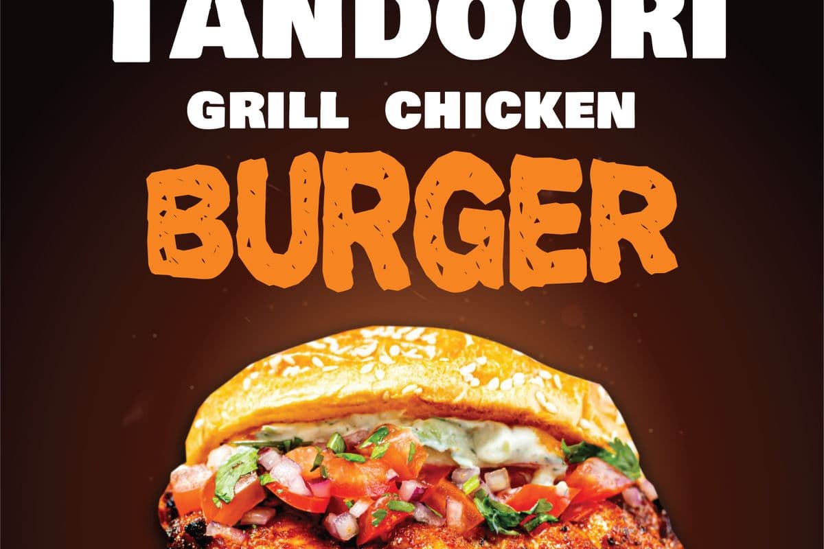 TANDOORI GRILL CHICKEN BURGER