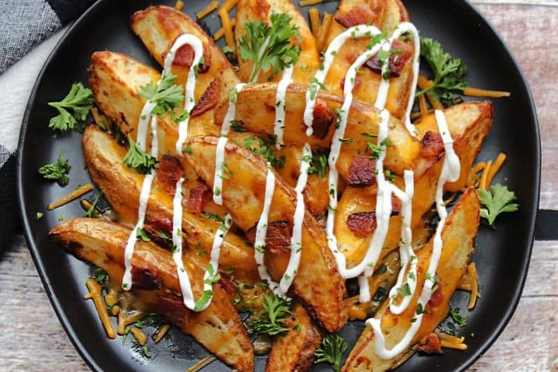 Potato Wedges Masala Loaded