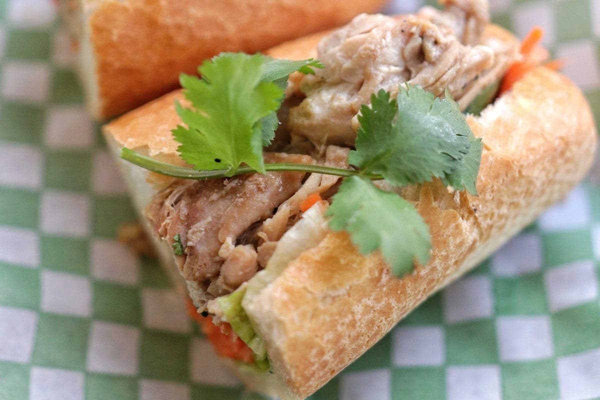 Chicken Adobo Banh Mi
