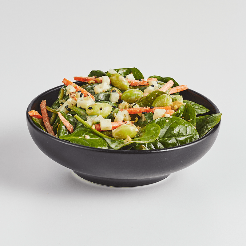 Salade d'épinards miso / Spinach salad
