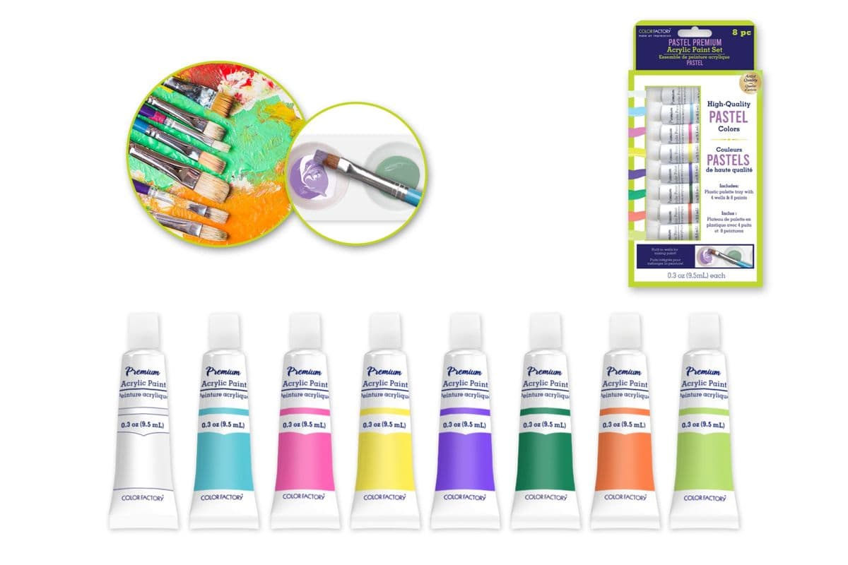 Acryl Paint Tubes Pastel (9.5ml)