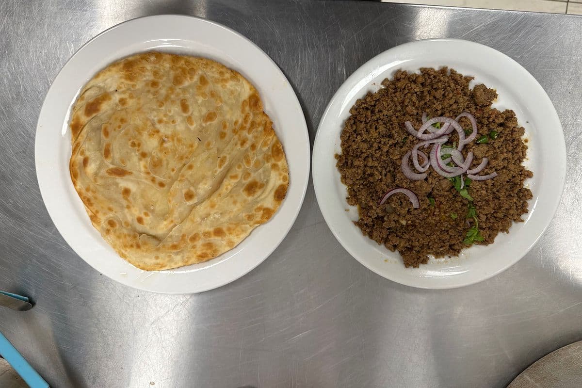 Dum Keema with Paratha
