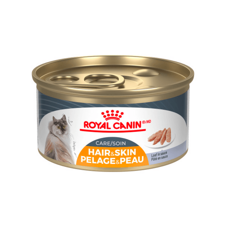 Royal Canin Wet Cat Food - Hair & Skin Care Loaf In Sauce Canned (3 oz)