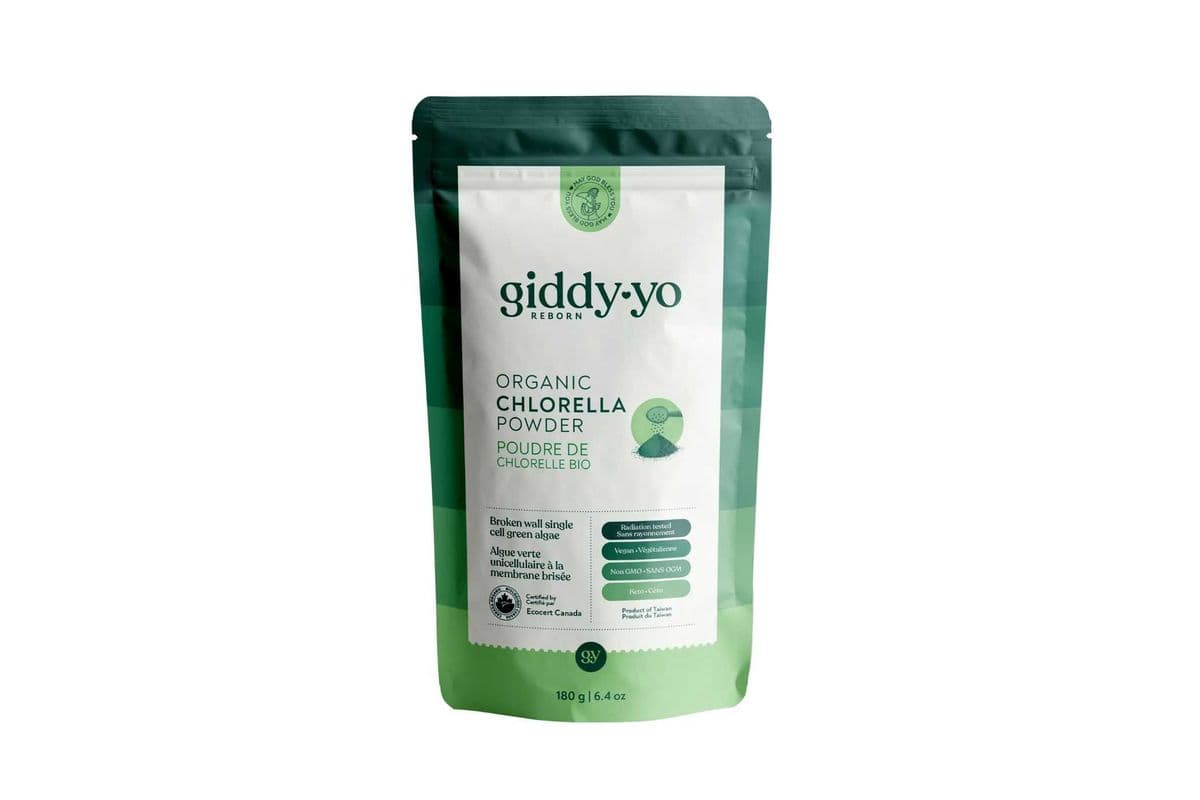 CHLORELLA POWDER, 180 G, BROKEN CELL WALL, ORGANIC, CULTIVATED IN TAIWAN, VEGAN, GLUTEN FREE (180 g)
