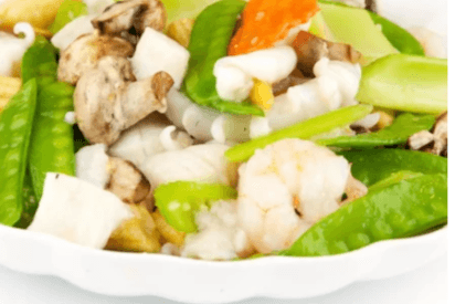 34. Shrimp with Mixed Vegetables
