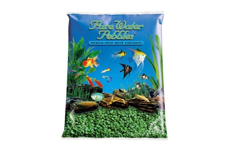 Nature's Ocean Pure Water Pebbles Emerald Green Aquarium Gravel (5 lbs)