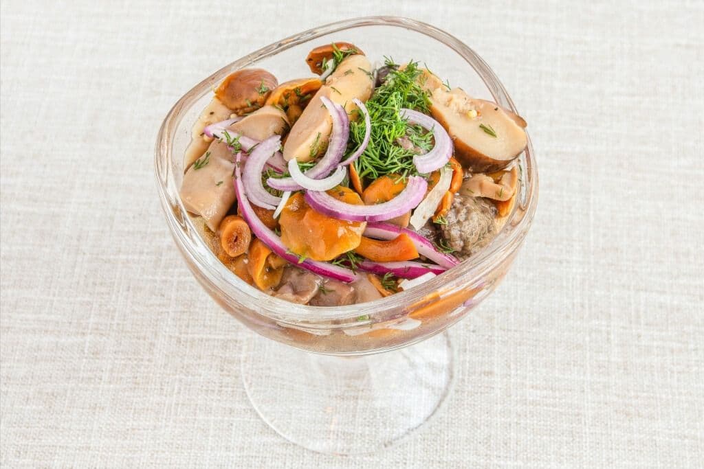 Assorted Marinated Mushrooms