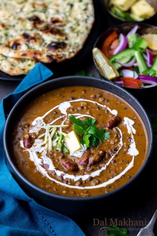 Dal Makhani with 1 Naan & 1 Rice