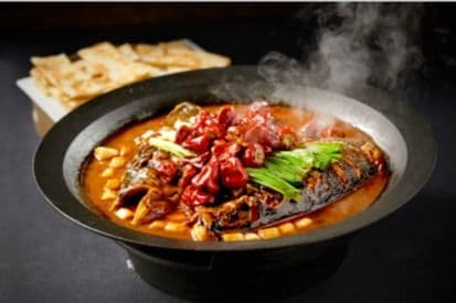 Signature Sichuan Style Fish Fillet in Hot Chili Oil 金牌水煮鱼