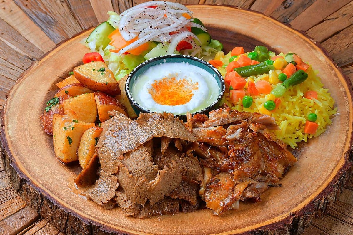 Mix Shawarma Platter.