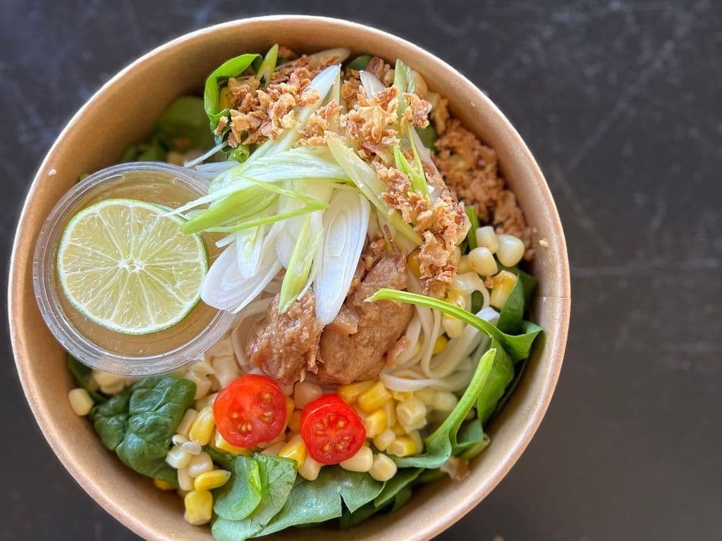 Udon Salad W/garlic Shio Dressing (V)