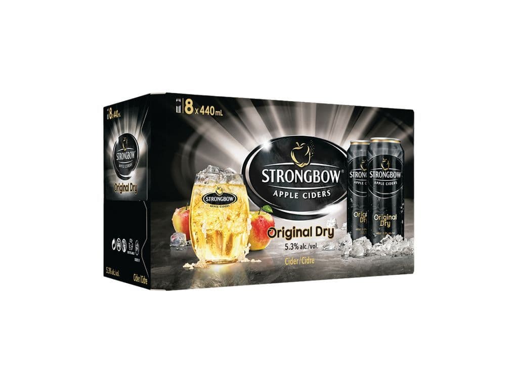 Strongbow - Original Dry Tall Can (8x440ml)