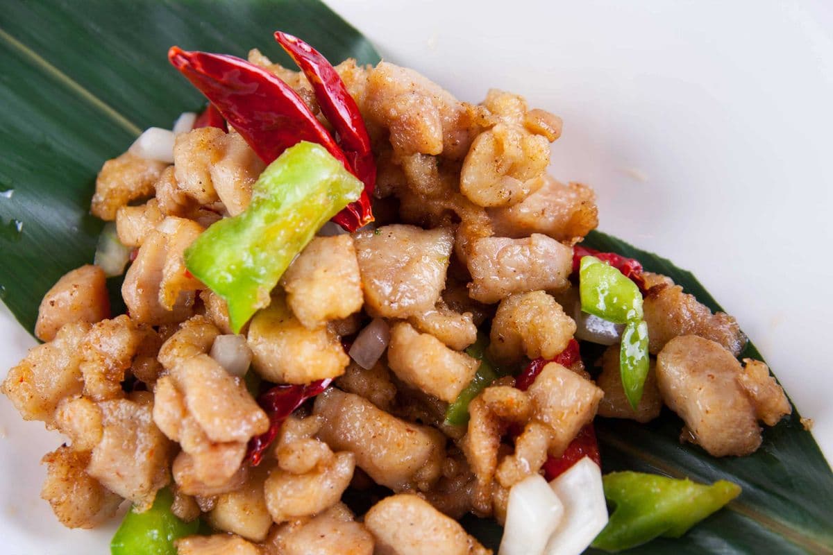 Kung Pao Chicken with rice