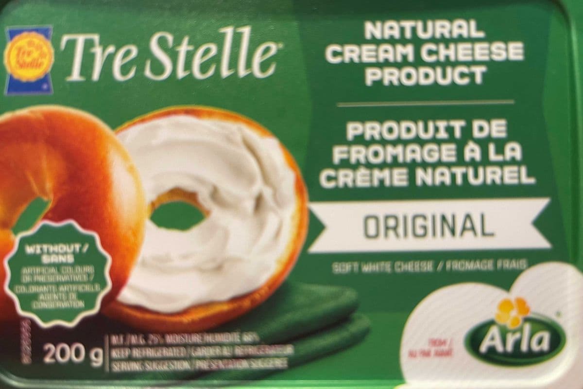 Tre Stelle produit de fromage a la creme naturel Tre Stelle Original natural cream cheese product (200g)